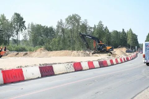 Расширение участков дороги