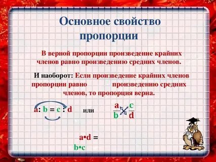 Презентация решение пропорций
