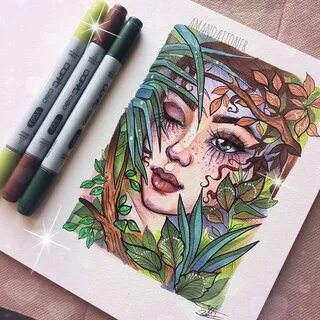 Что нарисовать маркерами сложно