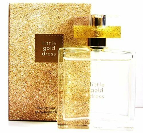 Less gold. Духи эйвон little Gold Dress. Avon little Gold Dress 50 ml. Золотое платье эйвон. Золотое платье Парфюм эйвон.