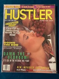 1990 Hustler Magazine March Barbara Dare.