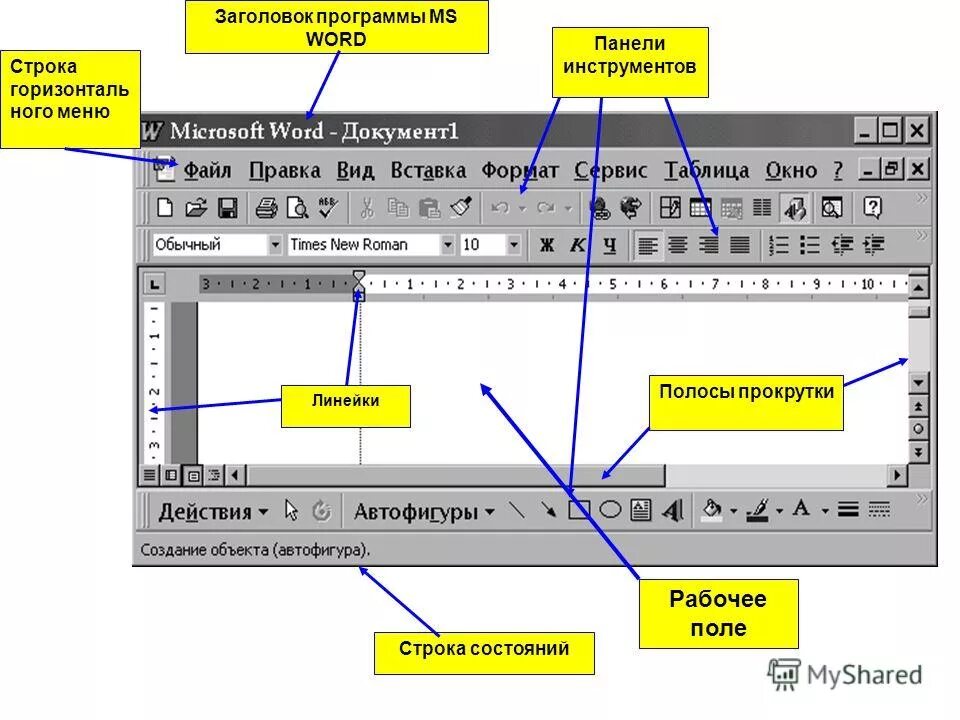 Панель текстового процессора MS Word. Стандартная панель инструментов в Ворде. Строка состояния в Ворде. Строка состояния MS Word-это. Ворд верхняя строка