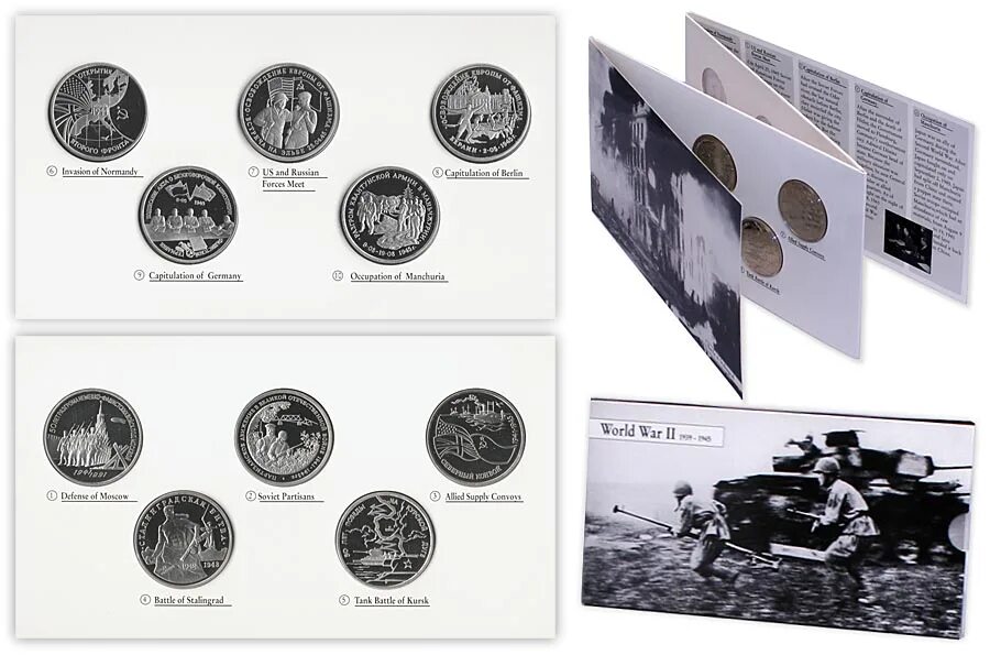 Ворлд монету. Набор монет Альбервилль 1992. Монеты второй мировой войны.