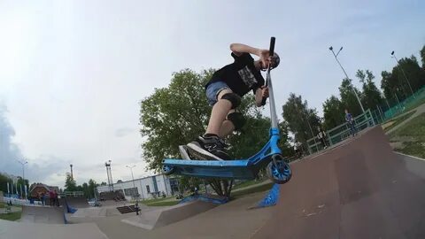 Трюковой самокат видео трюков