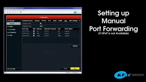 Setup port