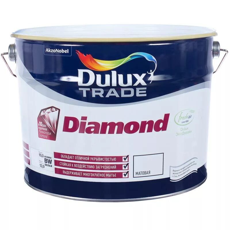 Цвета моющейся краски для стен. Dulux diamond matt 10 л. краска dulux trade diamond matt матовая. матовая краска для стен dulux professional diamond 10 л. дулюкс краски для стен 10л.