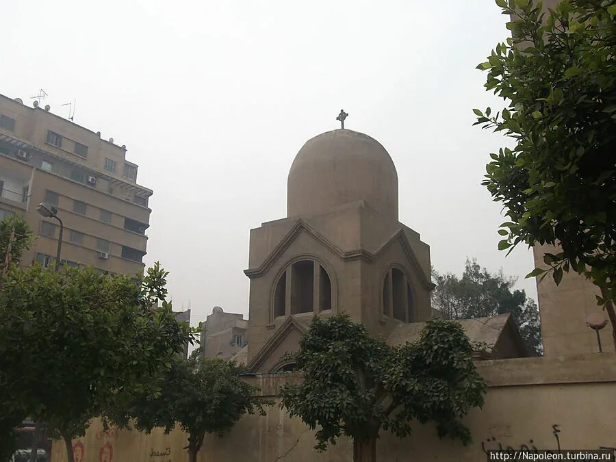 Часть большого каира 4 буквы. Каир Церковь Святого марка. Церковь Святого Сергия в Каире.