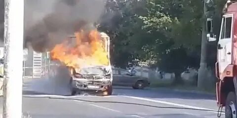 Газель некст горит