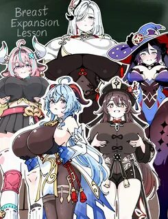 Breast expansion lesson  Artist:SirNrei 1 - By @sirnrei on Itaku.