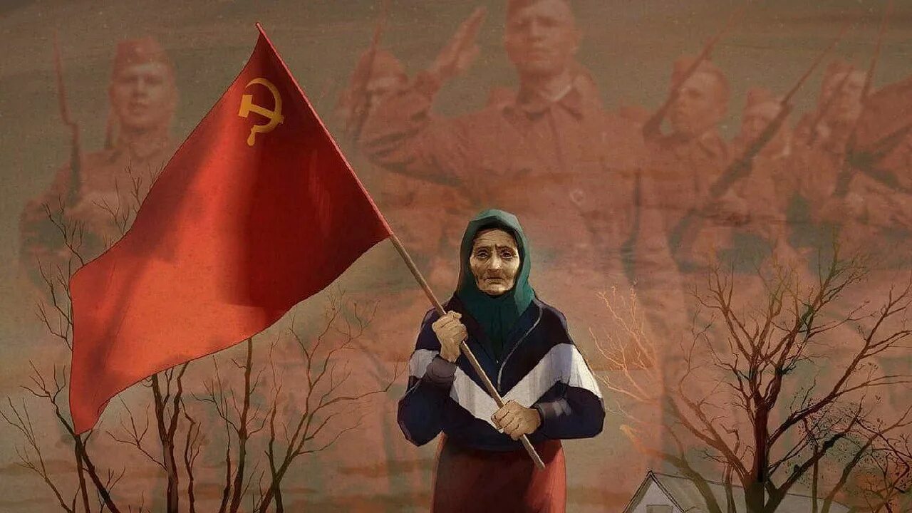 Бабулька с флагом. Бабушка со знаменем победы. Старуха с красным знаменем. Бабушка с красным флагом на украине. Бабушка с красным знаменем.
