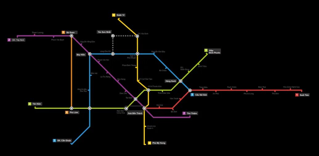 The metro system of a. Ho chi minh map. метро во вьетнаме. ho chi minh metro. ho chi minh airport.