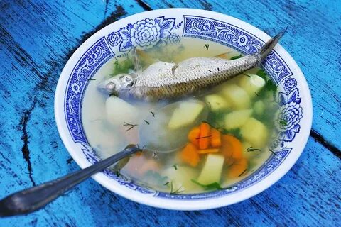 Уха из мелких окуней