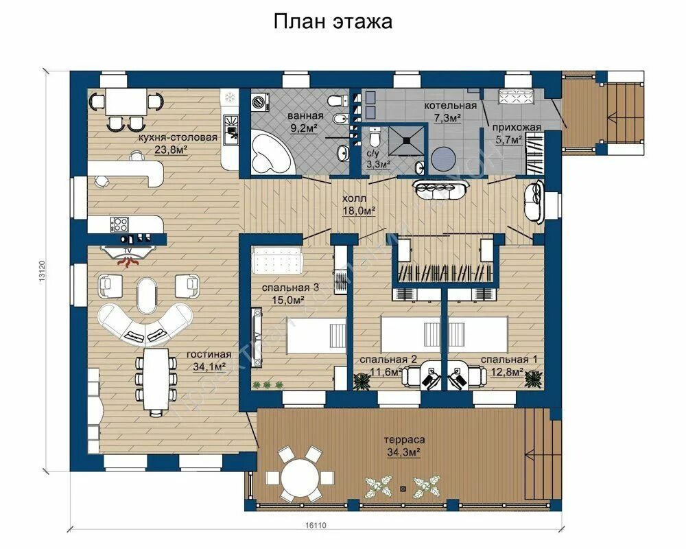 Проект дома S4-252 (К-377). Строительство по проекту К-377 в Москве от ВФ СТРОЙ