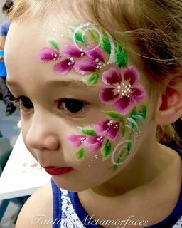 Аквагрим цветы