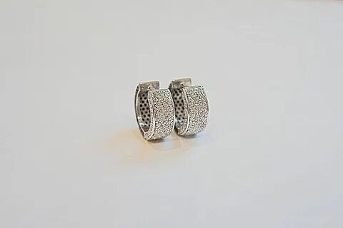 Серьги широкие кольца