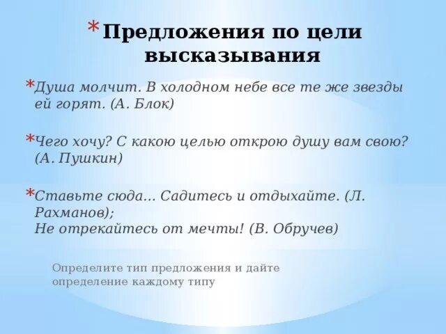 Предложения про душу. Предложения со словом душа. Душа молчит в холодном небе блок. С открытой душой предложение.