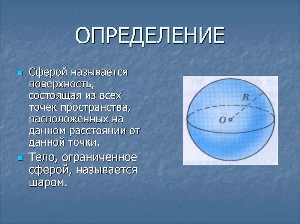 Определение шара и сферы. Как определяется поверхность сферы. Сфера определение. Сфера и шар.