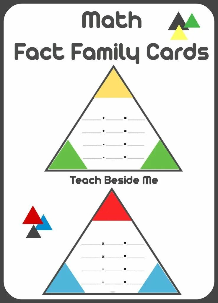 Fact Family Math. Math facts. Triangle Family. Triangle fact Family 2 Grade.