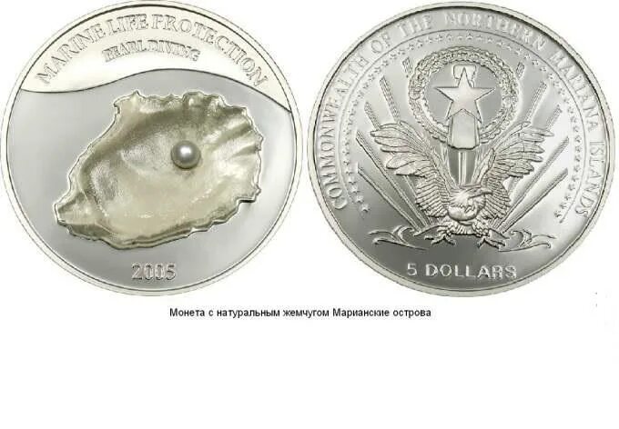 Ворлд монету. Монета Марианские острова 5 долларов 2005 Жемчужина серебро. Монета с жемчужиной. Монеты с жемчугом. Необычные монеты монета с жемчужиной.
