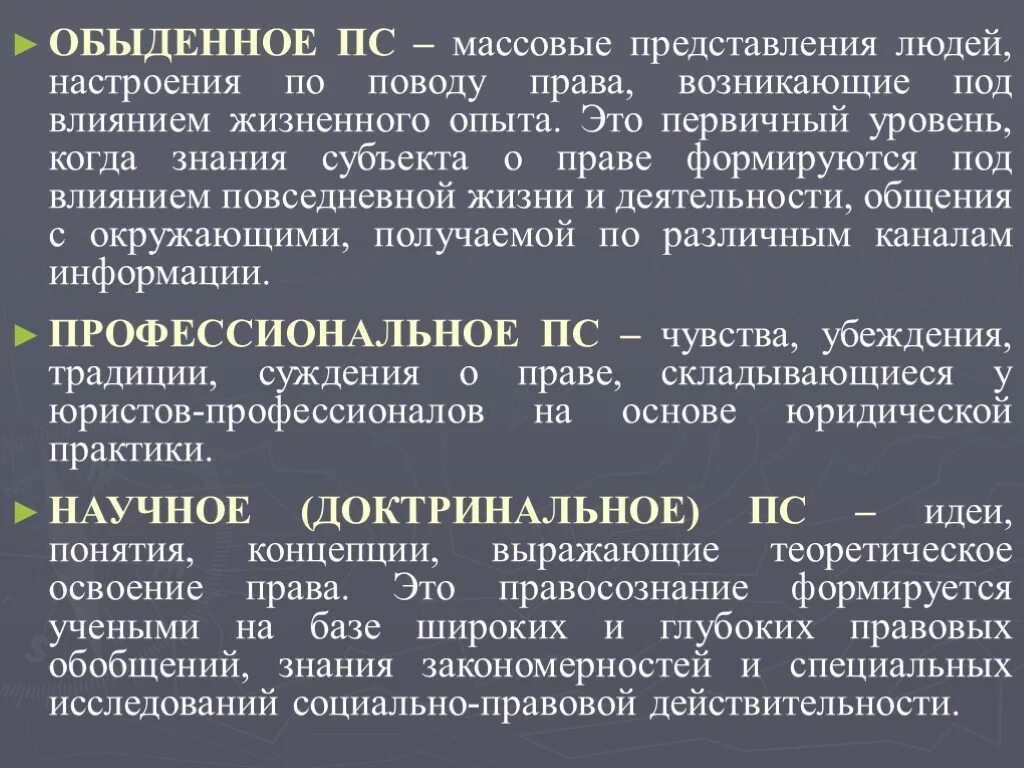 Житейское представление. Обыденные представления. Массовое представление. Обыденный уровень правовой культуры. Уровни правовой культуры: обыденный, профессиональный,.