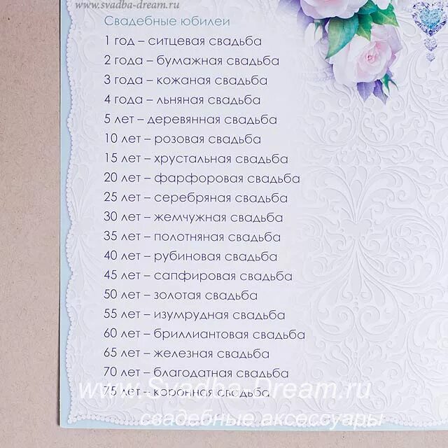 Как называется свадьба 17