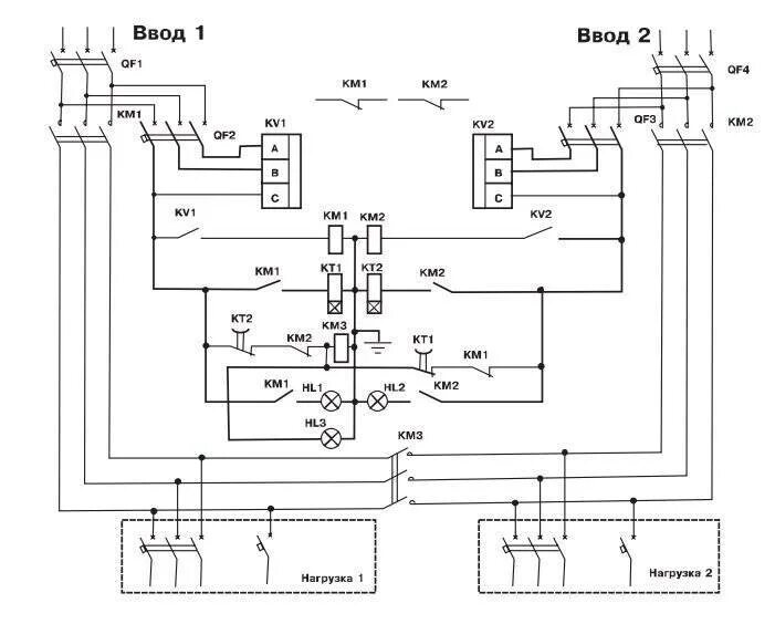 Схема АВР контактор 380в. Схема АВР на пускателях 2 ввода. Схема АВР 2 ввода с секционированием. Схема включения резервного питания 380в. Авр переключение