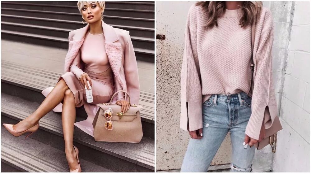 пудровый сочетание цветов в одежде. сочетание серого цвета в одежде. розовый цвет в одежде. гардероб грязно розовый. с чем носить пыльную розу.