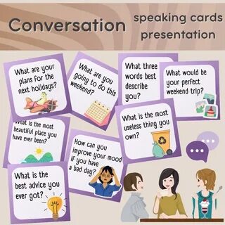 Speaking cards