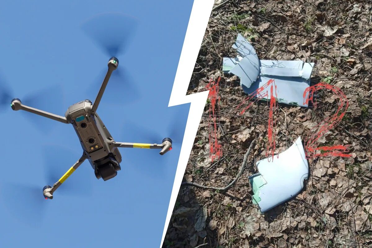 в одинцово упал беспилотник