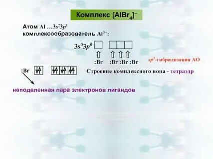 Al 3 конфигурация