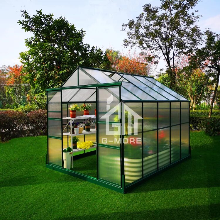 Теплица ГРИНБОКС мини. Mini Greenhouse Aluminium. Мобильный парник. Мини теплица из поликарбоната.