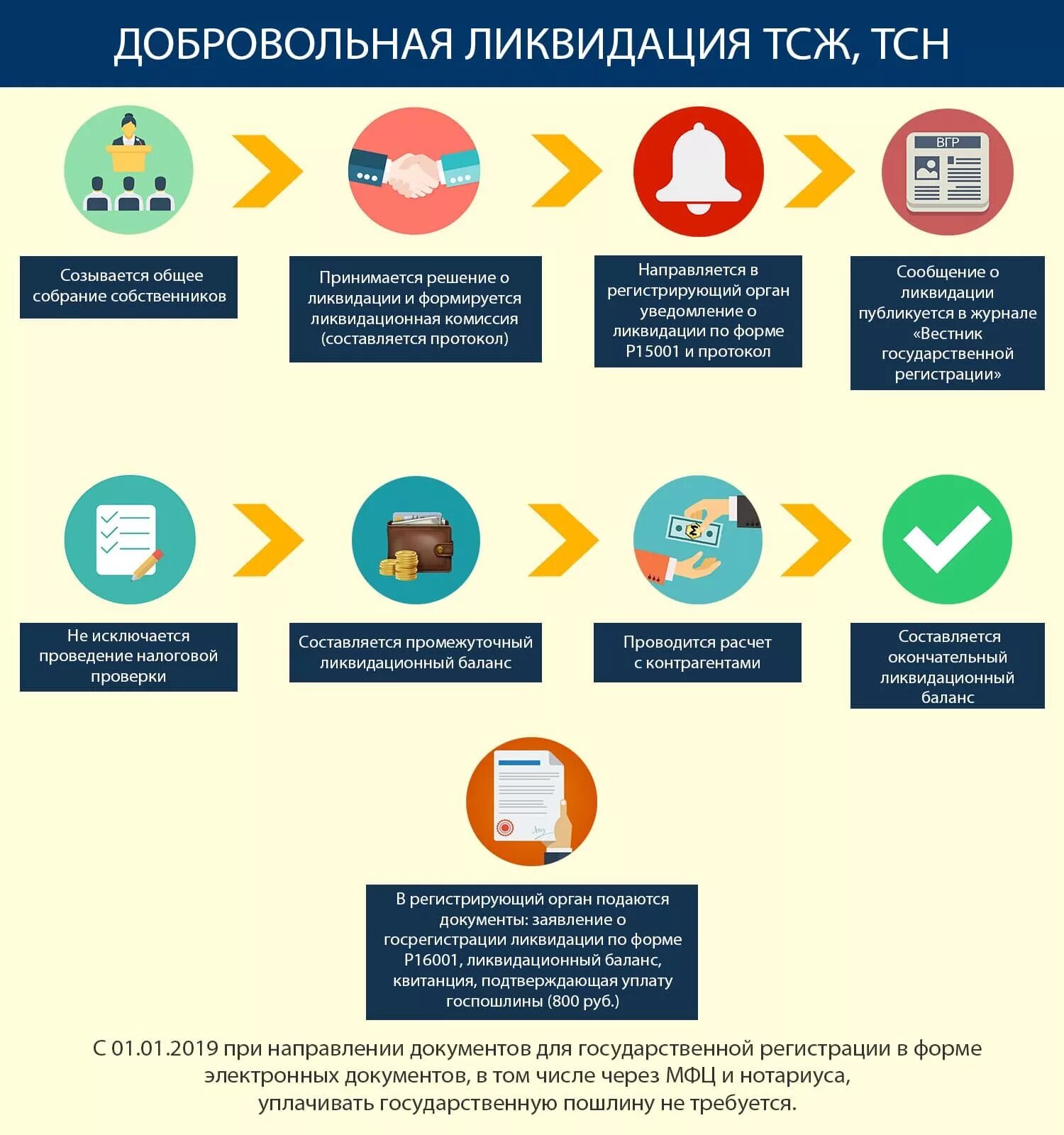 Упрощенная ликвидация ооо в 2024 году пошаговая