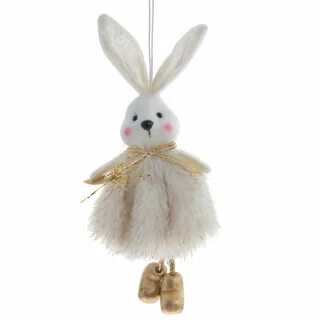 Елочные игрушки зайка