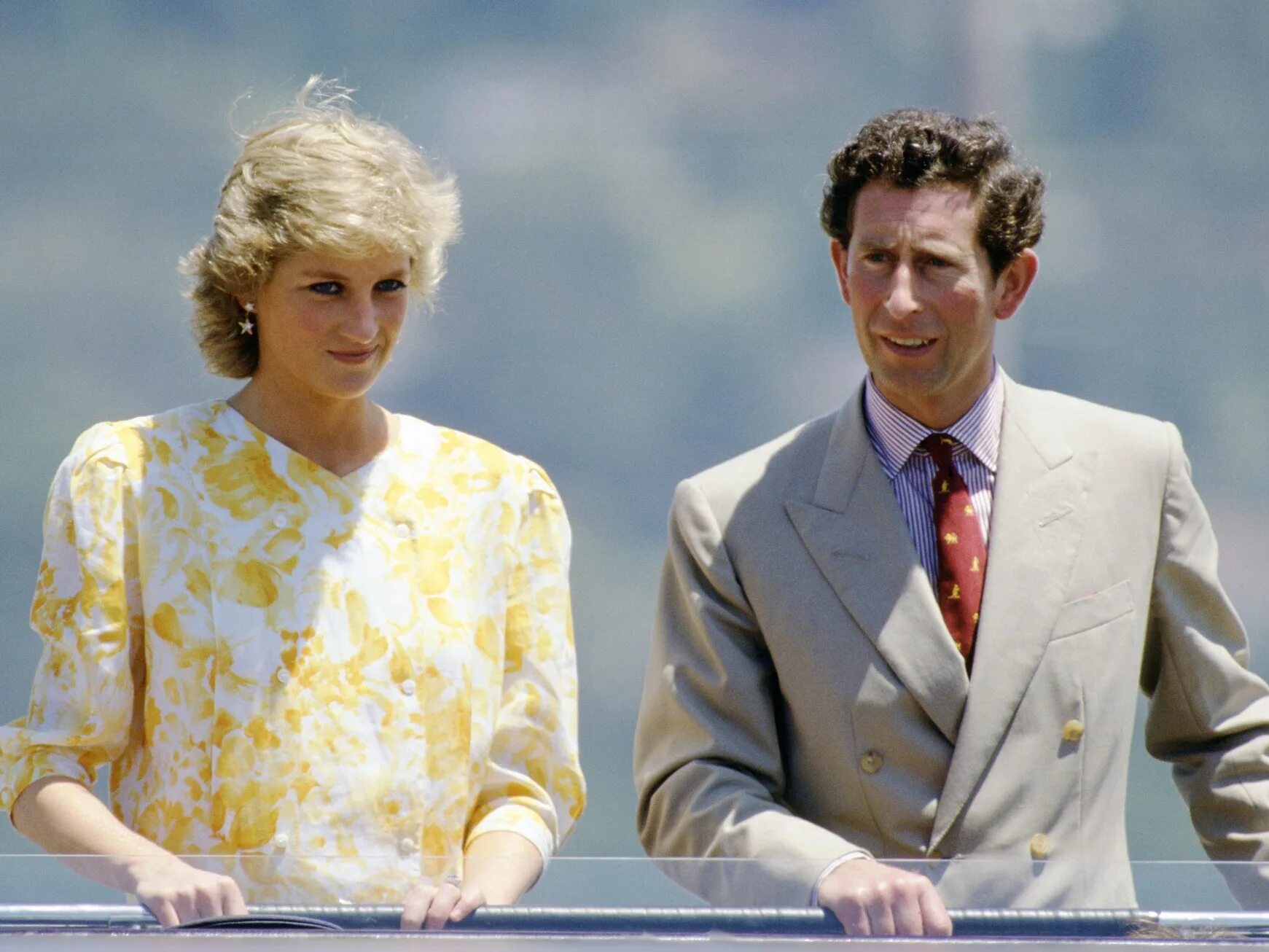 Princess Diana and Prince Charles.