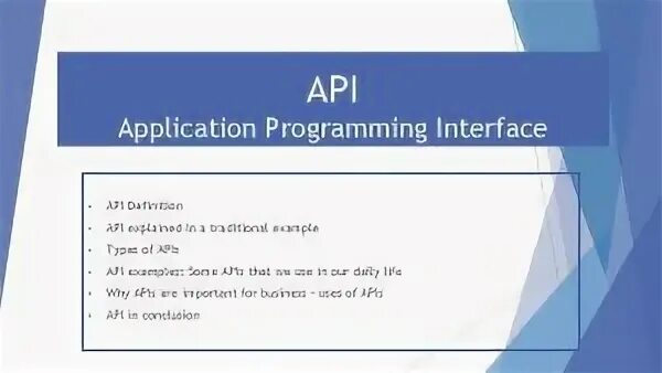 Api status. Api status
