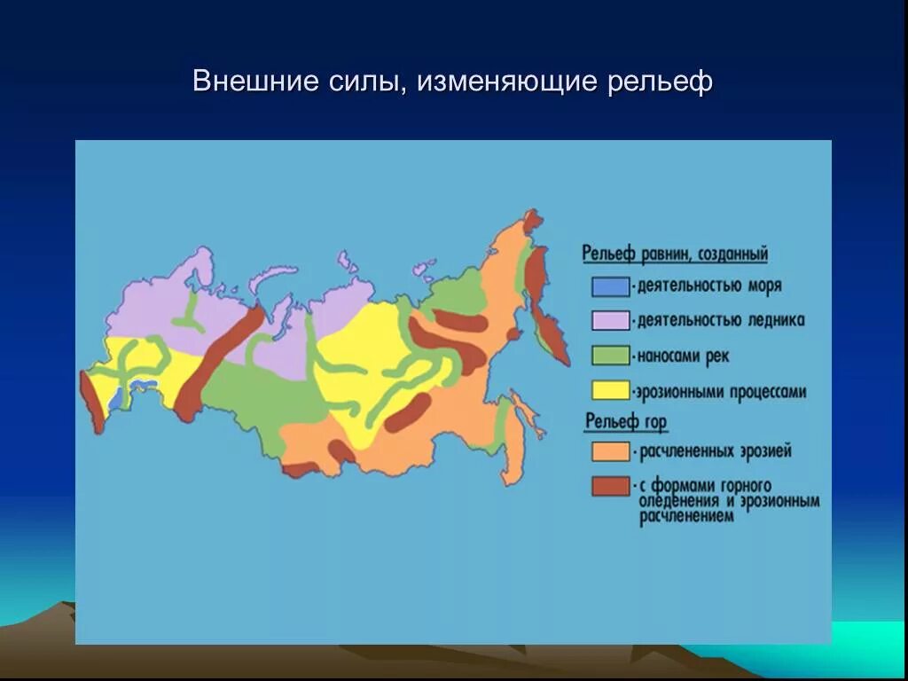 Карты изменения рельефа. Внешние силы изменяющие рельеф. внешние формы рельефа. формы рельефа образованные внешними силами. рельеф созданный внешними процессами.