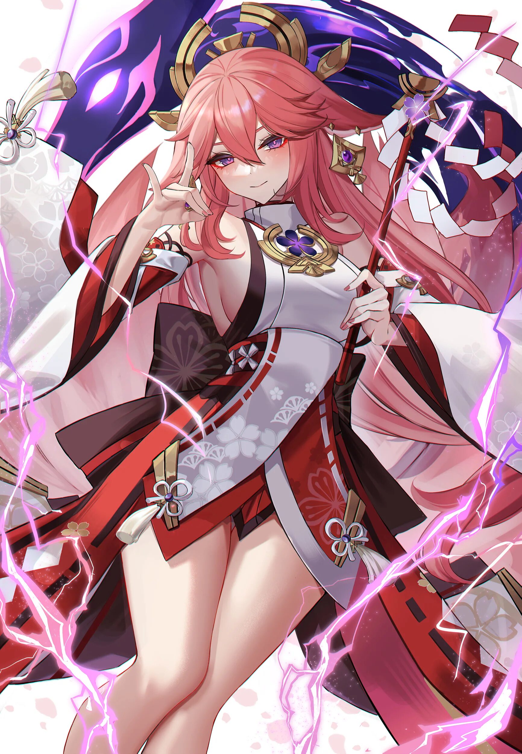Яэ мико геншин импакт. Мико геншин арт. Yae miko геншин. Ringo mitsuki yae miko. Yae miko 34.