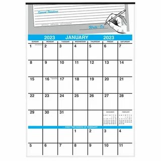 Write-On Calendar Junior/Wall Calendar - Miles Kimball