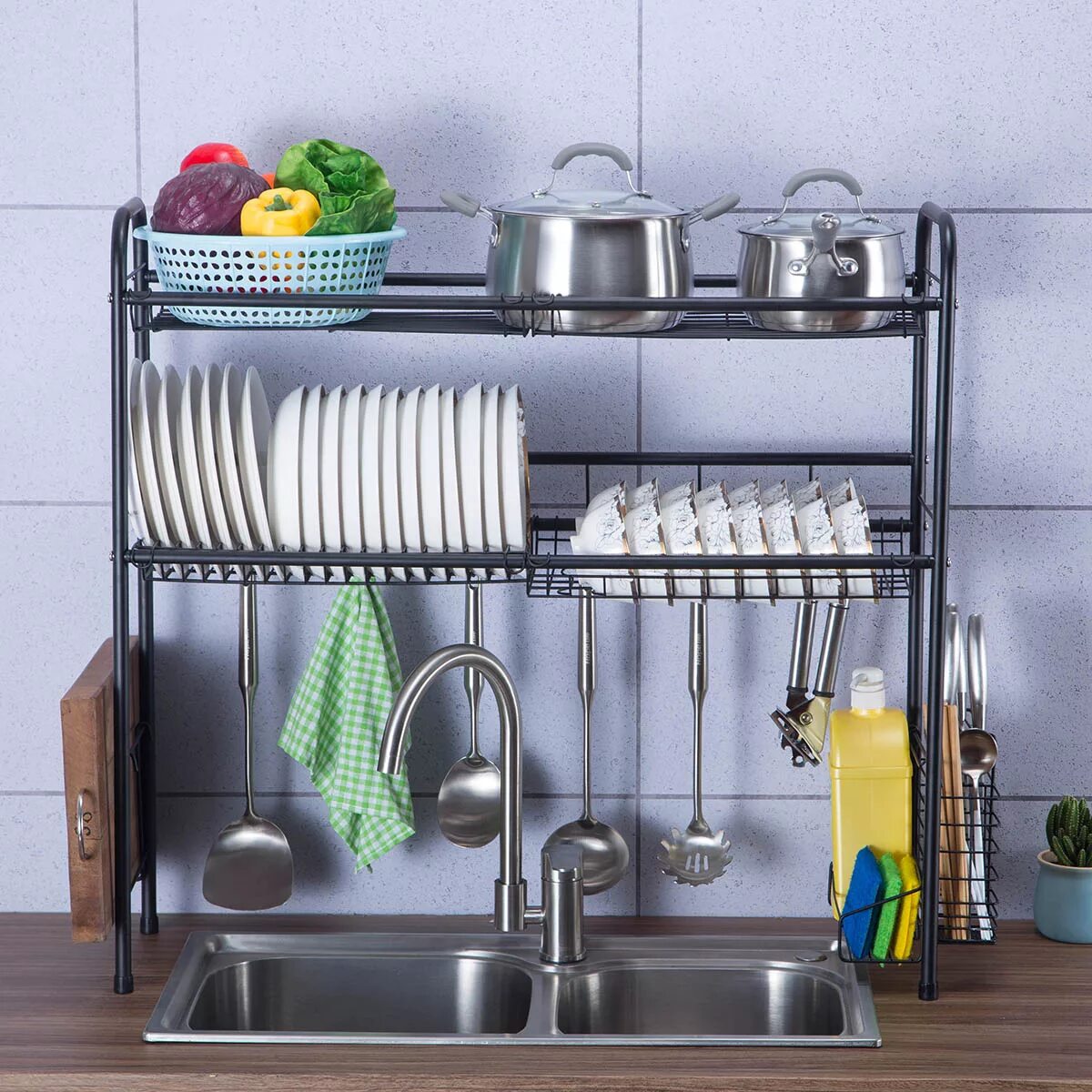 Сушилка для посуды ALIEXPRESS 304 Stainless Steel Kitchen dish Drainer. Сушилка для посуды над раковиной стейнлесс стил. Сушилка для посуды над раковиной. Раковина с сушкой для посуды.