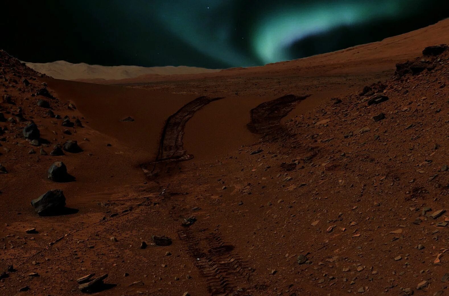 The other side of mars. Полярное сияние на Марсе. Марс 2022. Северное сияние на Венере. Марс поверхность планеты с марсоходом.