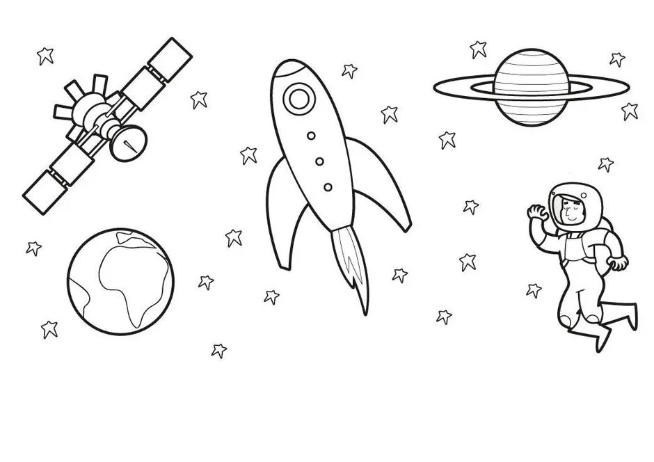 Рабочий лист день космонавтики. Раскраски на тему космос. Космос раскраска для детей. Раскраска. В космосе. Раскраски космосля детей.