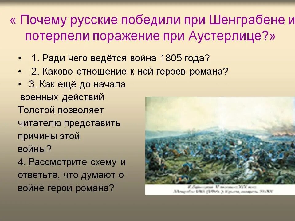 Почему русским войскам удалось одержать победу под