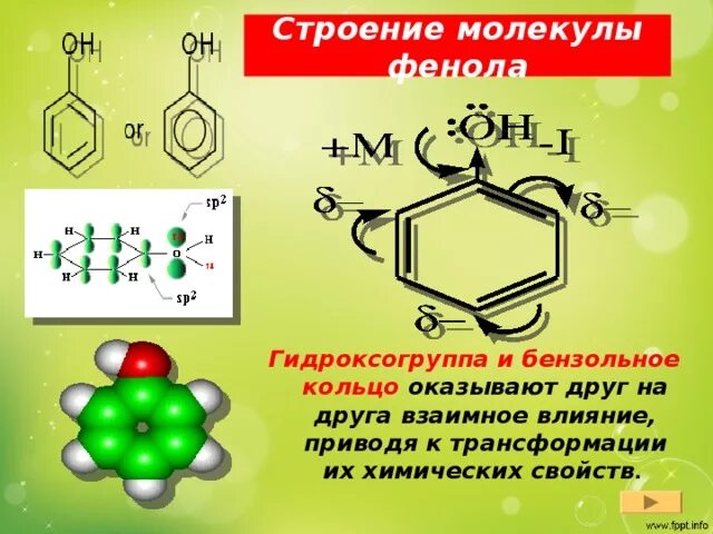 Фенол строение химические свойства. Строение молекулы фенола 10 класс. Строение фенола 10 класс. Строение фенола 10 класс химия. Строение молекулы фенола.