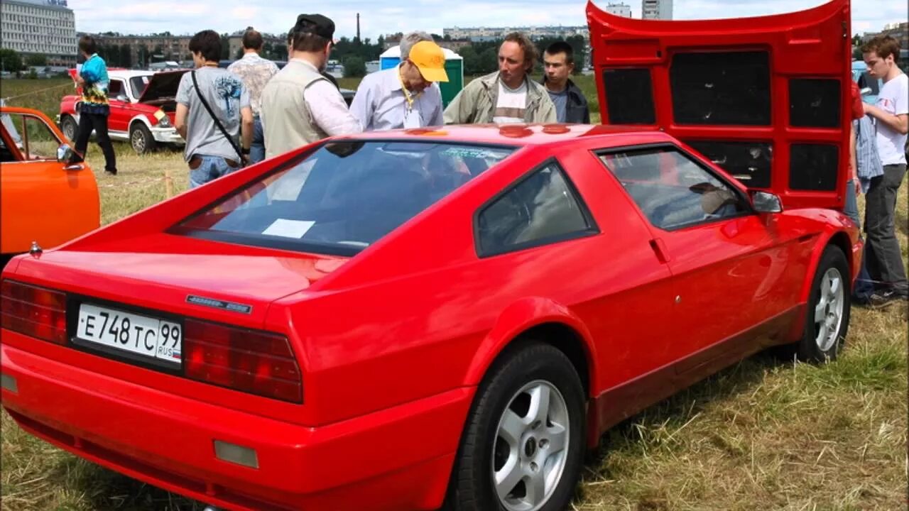 Самодельная красная. САМАВТО Панголина. Lotus Esprit 1982.