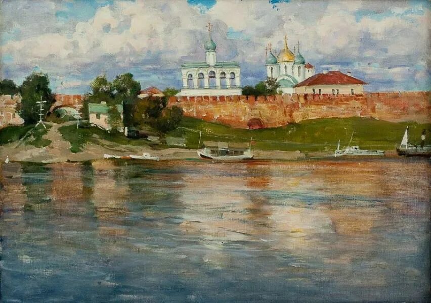 Соловецкий монастырь в живописи. Великий новгород в живописи. Картина великий новгород. Псков в древней руси. Господин великий новгород картины русских художников.
