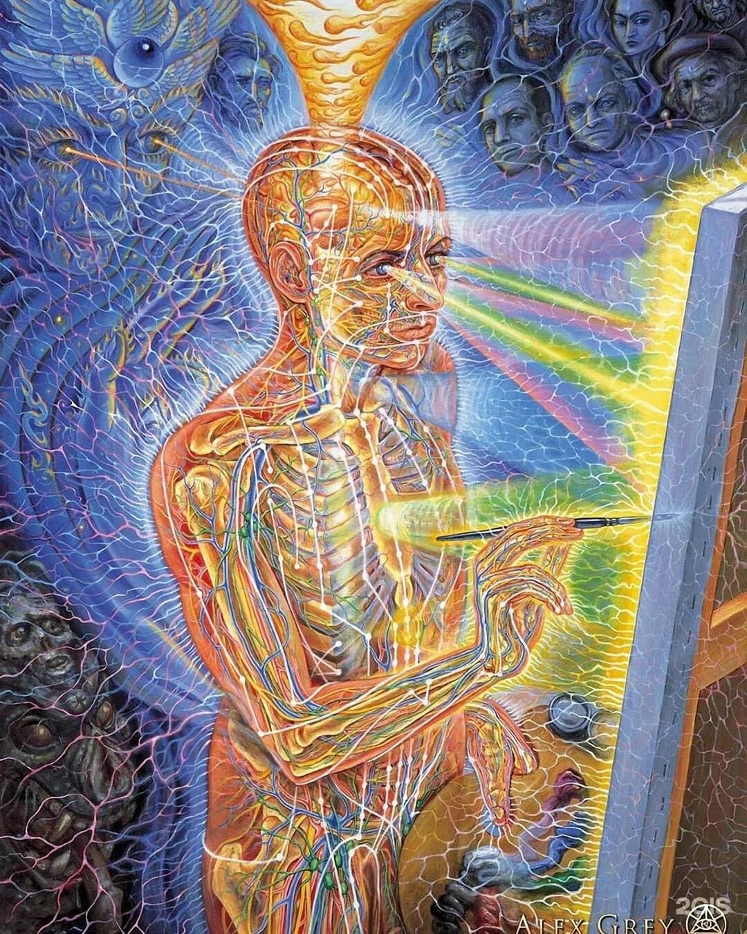 Художник Алекс грей Alex Grey. Алекс грей психоделический художник. Алекс грей визионер. Алекс грей художник картины. Мыслеформы это