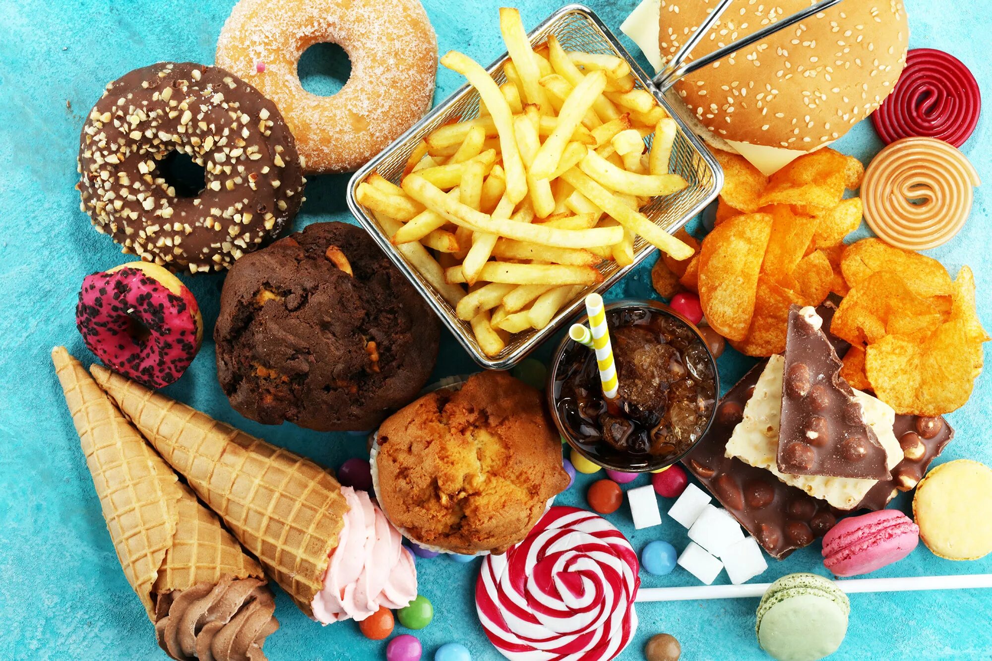 You eat many sweets