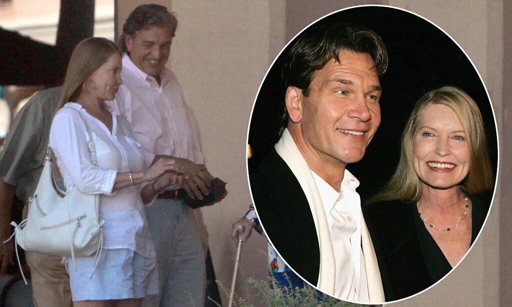 Patrick Swayze's lookalike brother arrives at his ranch home to console star's w