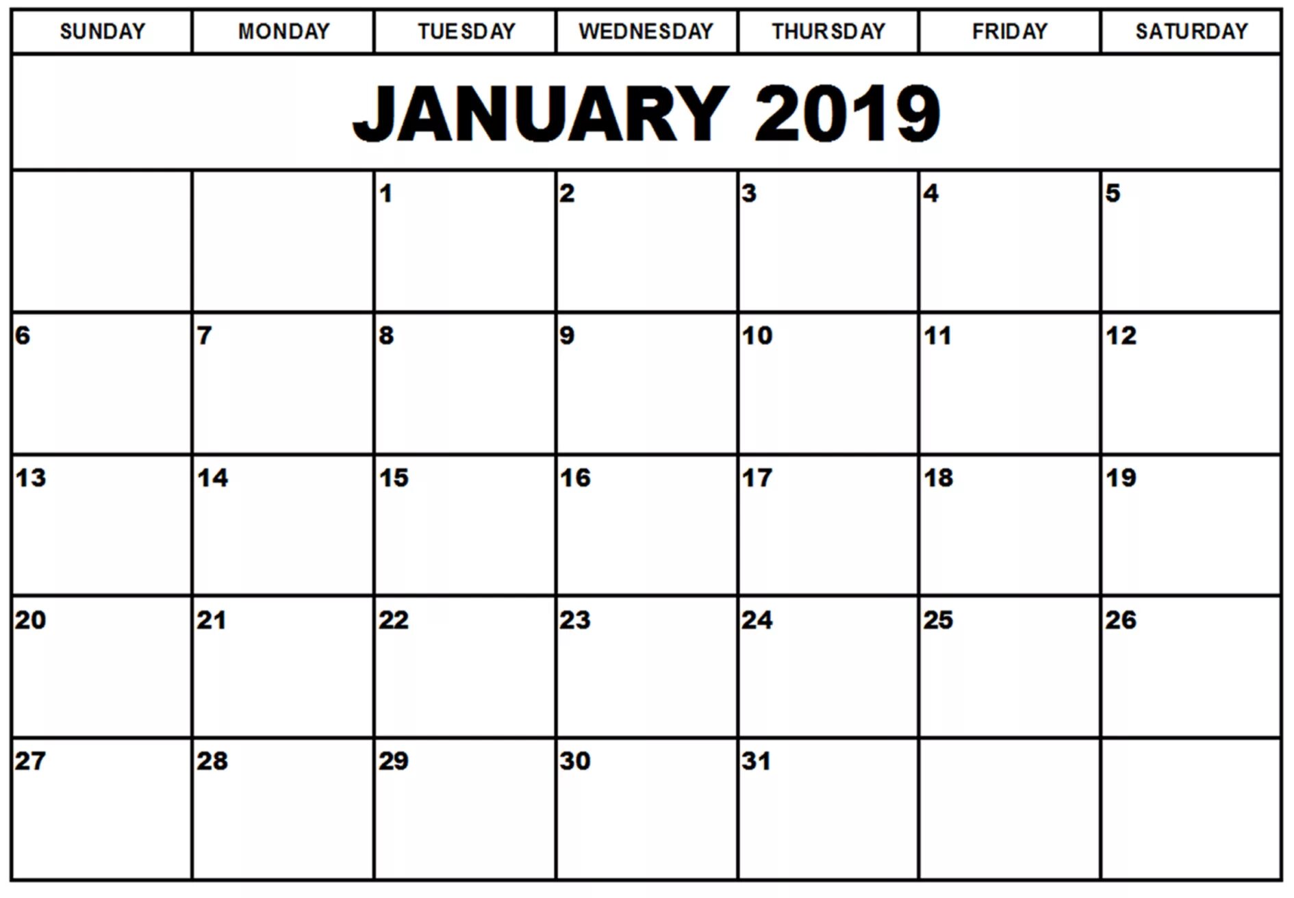 Print calendar