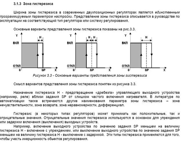 Гистерезис терморегулятора как настроить. Гистерезис с зоной нечувствительности. Двухпозиционный регулятор с зоной нечувствительности. Гистерезис регулирования. Ширина зоны нечувствительности.
